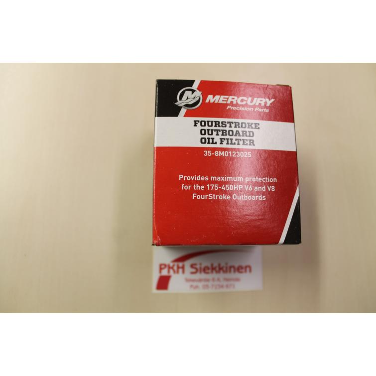 &Ouml;ljynsuodatin F175-450, V-6 ja V-8