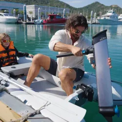 elite akkuperämoottori 500w akulla