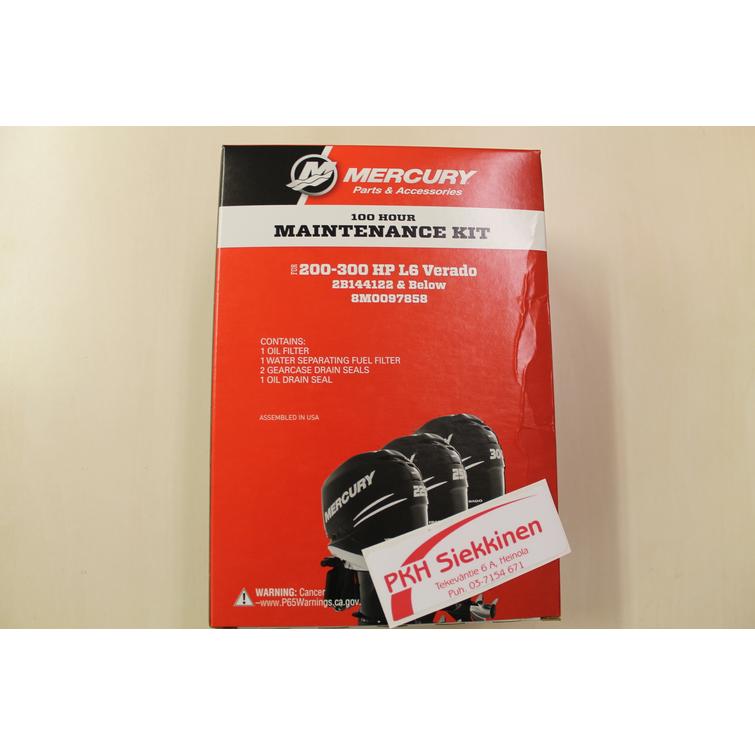 Huoltosarja 200-300 L6, verado, 100 tuntia