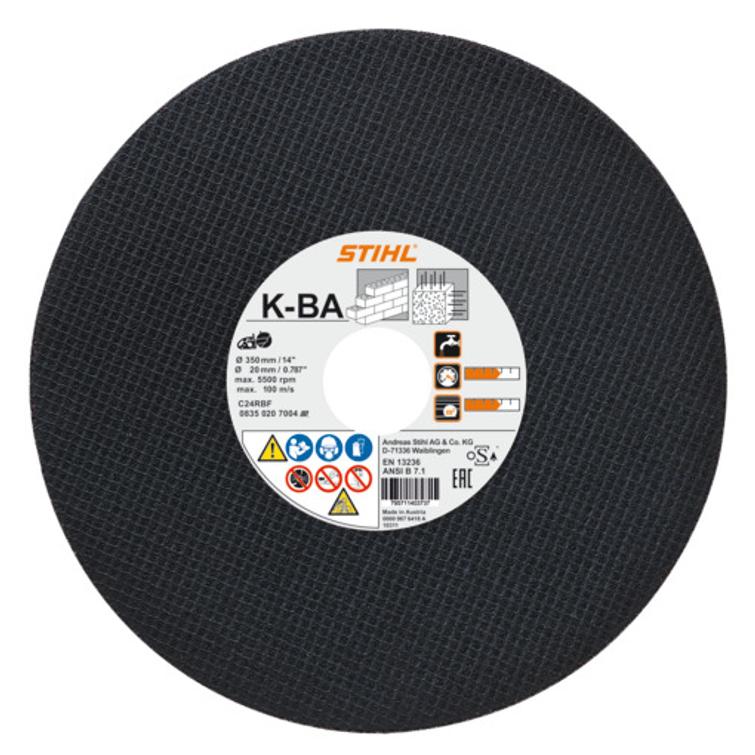 Katkaisulaikka K-BA, kivelle, &Oslash; 350 mm