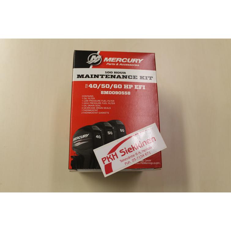 Huoltosarja F40/50/60 EFI, 100 tuntia